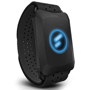 Herzfrequenzmesser sPulse Pulsmesser mit Armband per Bluetooth & Sensor LED | Smart HRM Pulsuhr ohne Brustgurt Fitness Schrittzähler Sense Run