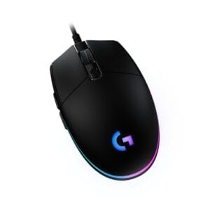 Logitech G203 Gaming-Maus mit anpassbarer LIGHTSYNC RGB-Beleuchtung, 6 programmierbare Tasten, spieletauglicher Sensor, Abtastung mit 8.000 DPI, Geringes Gewicht – Schwarz