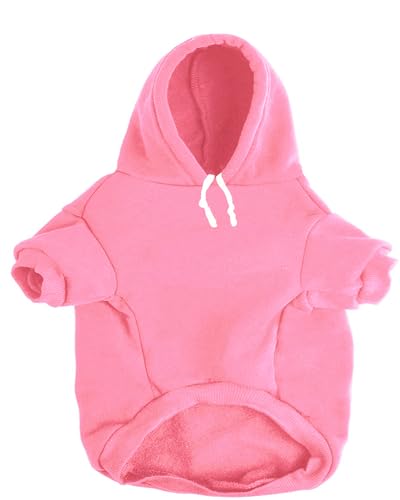 Izefia Hunde Kapuzenpulli Security Rdc Pet Bekleidung Hunde Shirt Wärmer Pullover Baumwoll Jackett Mantel Kleiner Hund Mittlerer Hund Pink XL – Bild 4