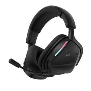 Corsair Void v2 Drahtloses Gaming-Headset mit Bluetooth für PC, PS5, PS4, Switch & Mobile – Dolby Atmos, 70 Stunden Akkulaufzeit, Duale Wireless, Schnelles Aufladen – Kohlenstoff