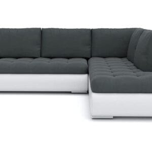 Ecksofa Tokio V mit Schlaffunktion! Best Schlafsofa. Eckcouch Bettkasten. Couch Wohnzimmer Polstermöbel. Möbel Schlaffunktion. Schlafsofa Bettkasten.(Jasmine 96 + Soft 17 RECHTS), 200x75x230