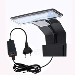 GERUI LED Aquarium Beleuchtung – Blaues und Weißes Licht Lampe 220V 6W Nano für Wasserpflanzen und Fische