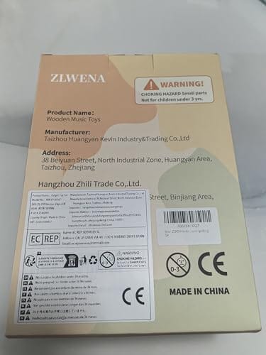 ZLWENA Kinder Musikinstrumente Holz Kleinkind Percussion Spielzeug Set – Bild 3