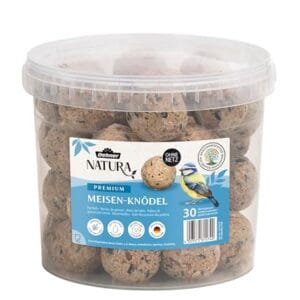 Dehner Natura Wildvogelfutter, Meisenknödel, ohne Netz, 30 Stück je 90 Gramm (2.7 kg)