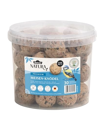Dehner Natura Wildvogelfutter, Meisenknödel, ohne Netz, 30 Stück je 90 Gramm (2.7 kg)