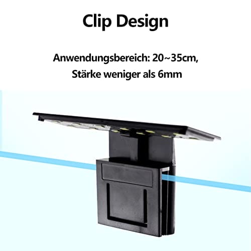 GERUI Aquarienlampe LED Aquarium Licht 220V 6W Nano Aquarium Beleuchtung für Wasserpflanzen und Fische – Bild 5