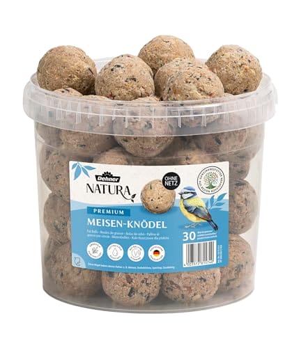 Dehner Natura Wildvogelfutter, Meisenknödel, ohne Netz, 30 Stück je 90 Gramm (2.7 kg) – Bild 3