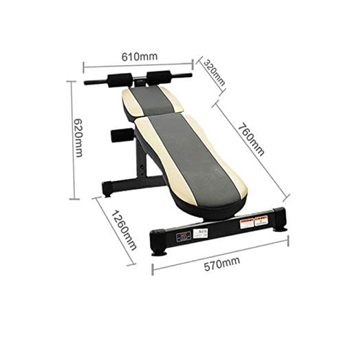 PIAOLING Exercise Bench Adjustable Faltbare Compact Training Hantelbank Einfache NO Versammlung zu tragen nötig – Bild 3