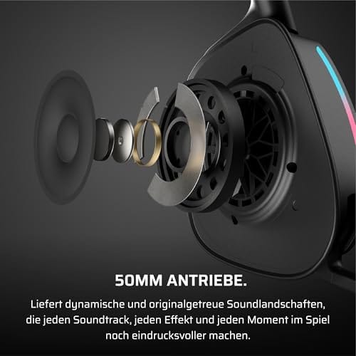 Corsair Void v2 Drahtloses Gaming-Headset mit Bluetooth für PC, PS5, PS4, Switch & Mobile – Dolby Atmos, 70 Stunden Akkulaufzeit, Duale Wireless, Schnelles Aufladen – Kohlenstoff – Bild 6