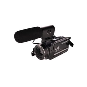 AgfaPhoto Realimove CC2700 – Caméscope Numérique, Vidéo 2.7K, 24MP, Écran Tactile 3’’, Zoom 18X, Télécommande, 2 Batteries, Micro, Batterie Lithium – Noir