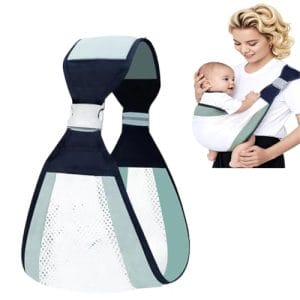 Babytrage Seitlich, Kindertrage, Tragetuch Baby Neugeboren, Toddler Carrier, Babytragetücher für Babys von 0 bis 48 Monaten, Kleinkinder bis 20kg, Hochwertige Materialien,Ergonomisches Design