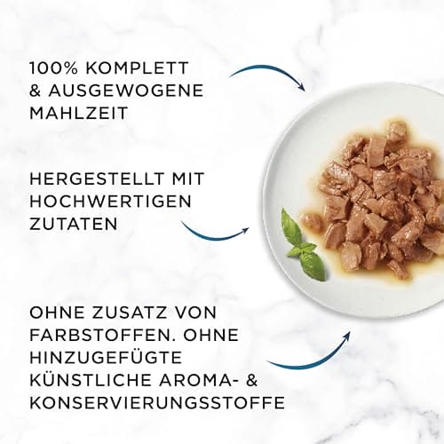 Gourmet Perle Erlesene Streifen Katzenfutter nass, mit Huhn, 26er Pack (26 x 85g) – Bild 5