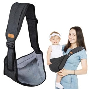 Babytrage Seitlich, Kleinkind Trage Seitlich, Ergonomische Toddler Carrier, Verstellbare Baby Trage, Baby Tragegurt Kleinkind, Kindertrage Carrier, für Neugeborene 3-36 Monaten, Kleinkinder bis 20kg