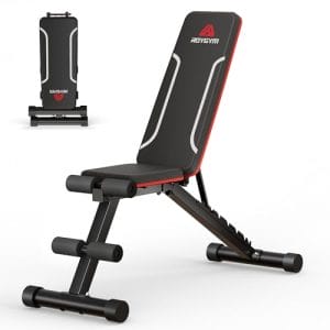 Roygym Klappbare Hantelbank, Multifunktion Training Fitness mit Verstellbarer Rückenlehne, Trainingsbank Schrägbank für Ganzkörper-workout, Anregung Belastung 300kg/400KG
