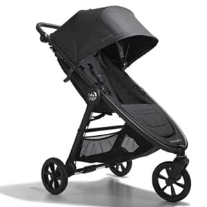 Baby Jogger City Mini GT2 All-Terrain Kinderwagen | Leichter, faltbarer Kinderwagen | Opulent Schwarz