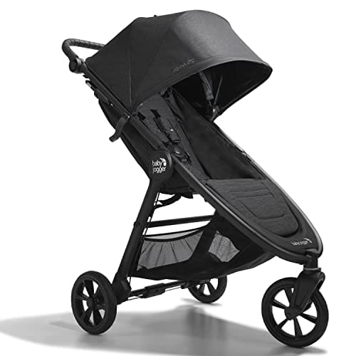 Baby Jogger City Mini GT2 All-Terrain Kinderwagen | Leichter, faltbarer Kinderwagen | Opulent Schwarz