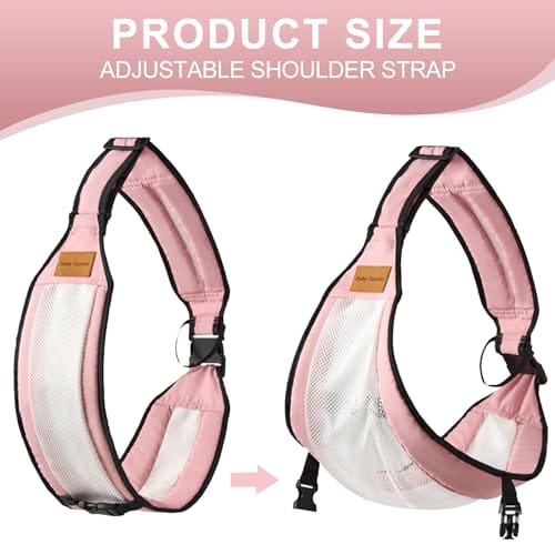 Babytragetuch,Kleinkind Trage Seitlich,Babytrage Seitlich,Verstellbare Schulter Babytrage,Multifunktionale Tragegurt Baby,Babys von 0 bis 36 Monaten, Kleinkinder bis 20kg – Bild 3