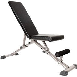 SMSOM Verstellbare Hantelbank for Home Gym, faltbar Workout Bench Press, Indoor Multi-Purpose Exercise Neigung Decline-Bank (Farbe: Schwarz)