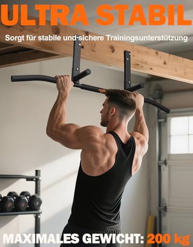 Fitarc Balkenhalterung Klimmzugstange Klimmzugstange Deckenhalterung Heavy Duty Workout für Home Gym – Bild 3