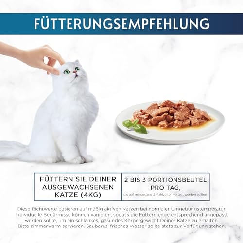 Gourmet Perle Erlesene Streifen Katzenfutter nass, mit Huhn, 26er Pack (26 x 85g) – Bild 6