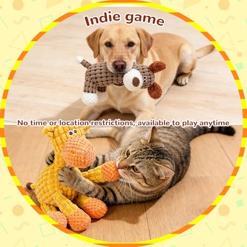 Lamvpiny 2PC Dog Toy, 2025 New Dog Toy, Squeaky Dog Toys, Indestructible, Soft Puppy Toy for Small, Medium and Large – Bild 5