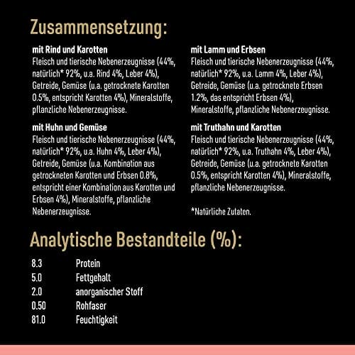 Cesar Selektion in Sauce Premium Hunde Nassfutter im Portionsbeutel 4 Varietäten 40x100g – Bild 6