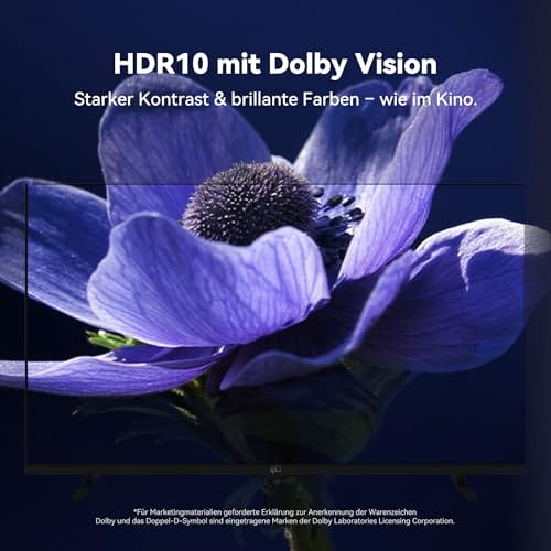 FPD Fernseher Smart TV 32 Zoll HD 720p LED Google TV mit integriertem Google Play und Google Cast, HDR 10, Dolby Audio, Sprachsteuerung, Live-TV (Palette-Serie, CG32-P3, Modell 2025) – Bild 5