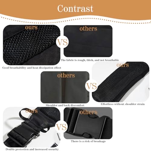 JOZMMZEOOA Tragetuch Baby Trage für Kinder bis 30kg Multifunktion Hüfttrage Verstellbar Trage Seitlich Kleinkind Toddler Carrier, Geeignet für Säuglinge und Kleinkinder im Alter Von 6-48 mth (Mesh) – Bild 6