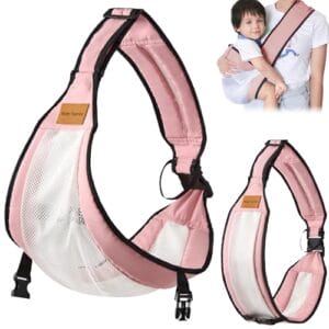 Babytragetuch,Kleinkind Trage Seitlich,Babytrage Seitlich,Verstellbare Schulter Babytrage,Multifunktionale Tragegurt Baby,Babys von 0 bis 36 Monaten, Kleinkinder bis 20kg