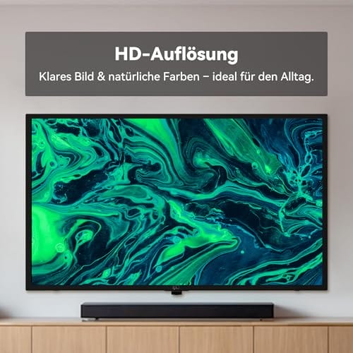 FPD Fernseher Smart TV 32 Zoll HD 720p LED Google TV mit integriertem Google Play und Google Cast, HDR 10, Dolby Audio, Sprachsteuerung, Live-TV (Palette-Serie, CG32-P3, Modell 2025) – Bild 4