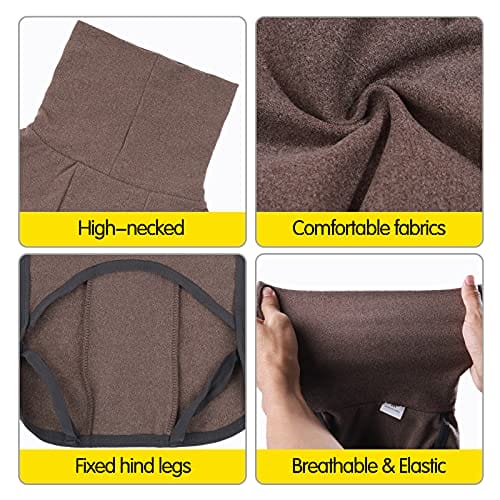 Heywean Dog Sweatshirt Stretch Fleece Weste Warmer Hundepullover Pullover für kleine und mittlere Hunde Haustier Winterkleidung für den Innen- und Außenbereich – Bild 4