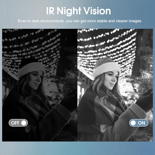 Delmodes Videokamera 4K 30FPS Camcorder 80MP 18X Digitalzoom IR Nachtsicht Vlogging Kamera, 3,0 Zoll IPS-Bildschirm YouTube Camera mit 32GB SD-Karte, Mikrofon, Fernbedienung und 2 Batterien – Bild 4