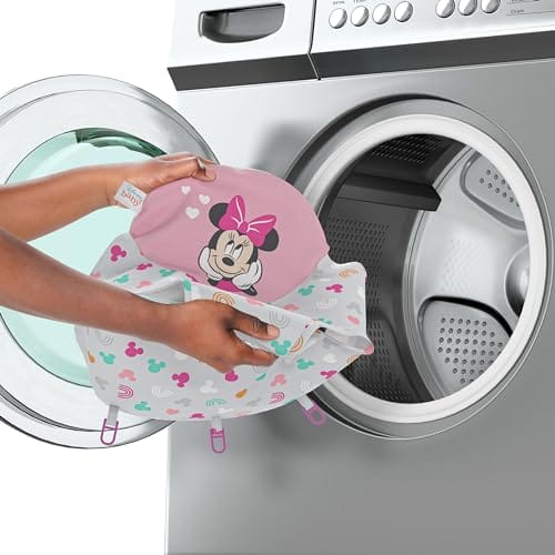 Bright Starts, Disney Baby, Minnie Mouse, Tiny Trek, Forever Besties, 2 in 1 Lauflernhilfe mit abnehmbarer Spielstation, Lichtern und Liedern, höhenverstellbar, Minnie Maus, 12825, pink – Bild 6