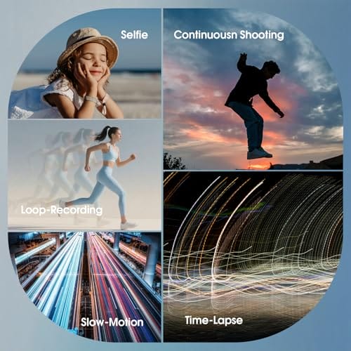 Delmodes Videokamera 4K 30FPS Camcorder 80MP 18X Digitalzoom IR Nachtsicht Vlogging Kamera, 3,0 Zoll IPS-Bildschirm YouTube Camera mit 32GB SD-Karte, Mikrofon, Fernbedienung und 2 Batterien – Bild 5