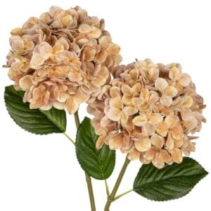Briful Künstliche Hortensie Blumen Real-Touch Kunstblumen Wie Echt Hydrangea Kunstzweige Blumengesteck für Bürotischen, Hotels, Rezeptionen, Wartezimmer, Esstische, Cafes Dekoration, 2 Stück
