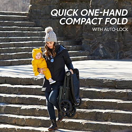Baby Jogger City Mini GT2 All-Terrain Kinderwagen | Leichter, faltbarer Kinderwagen | Opulent Schwarz – Bild 4