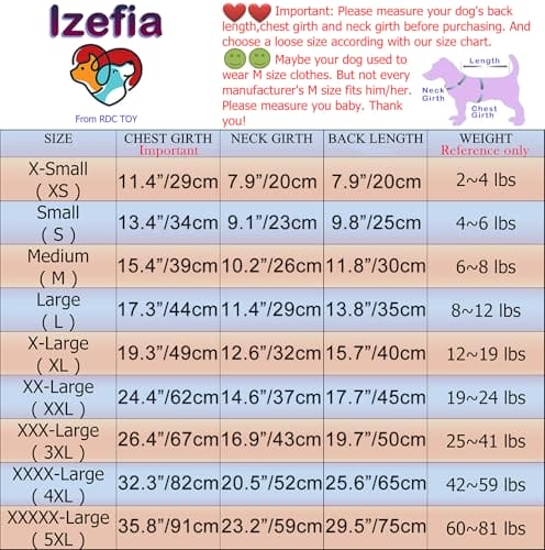 Izefia Hunde Kapuzenpulli Security Rdc Pet Bekleidung Hunde Shirt Wärmer Pullover Baumwoll Jackett Mantel Kleiner Hund Mittlerer Hund Pink XL – Bild 3