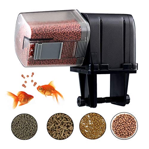 FischFutterautomat Automatischer, Fischfutterspender, 12h / 24h Aquarium Tank Timer Feeder, Aquarium Fütterungsvorrichtung, Kontrollierbare Fischfütterer, Ferienwochenend Fischfutter