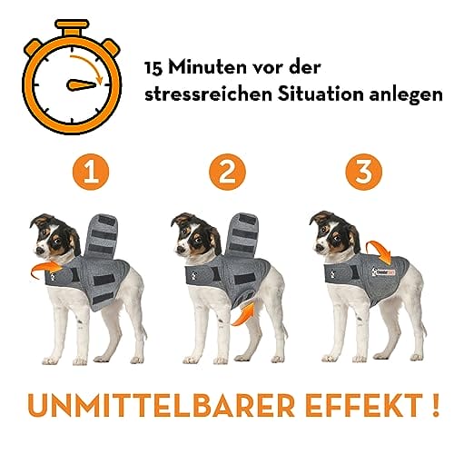 Thundershirt: Beruhigungsweste für Hunde - Grau - Größe XS – Bild 6