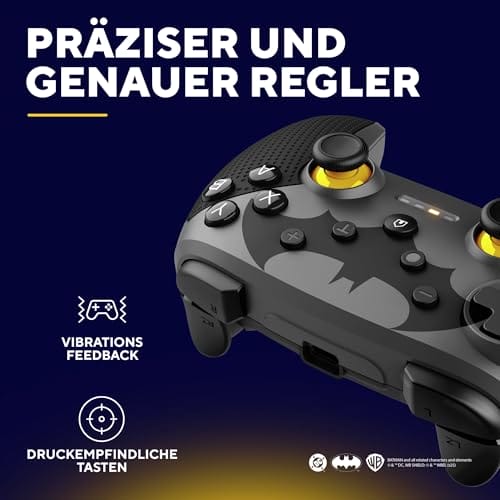 GXTrust 542BM Muta PC & Nintendo Switch Controller Kabellos, Bluetooth/RF/USB, 75% Recycelten Materialien, Aufladbare Batterie, Wireless Gamepad für Computer, Switch OLED/Lite, Android – Bild 5